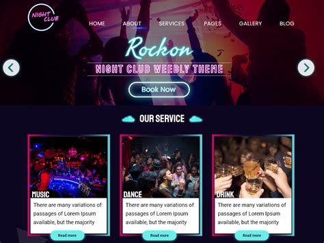 Night Club | WordPress Theme | WordPress.org