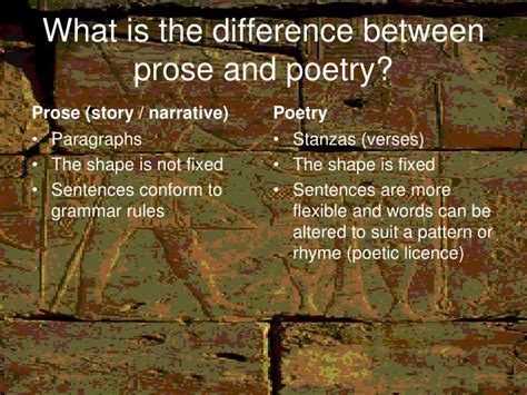 14 Honest Difference between Prose and Poetry with Table - Core Differences