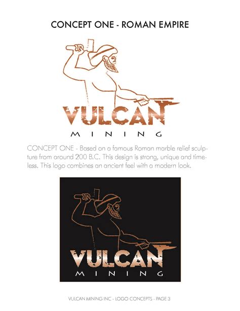 Vulcan Logo design. 1st Concept. Vulcan, Roman Empire, Completed, Logo ...