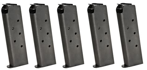 5 PACK – 1911 Magazines 45 ACP – 7 rounds – MARSTAR CANADA