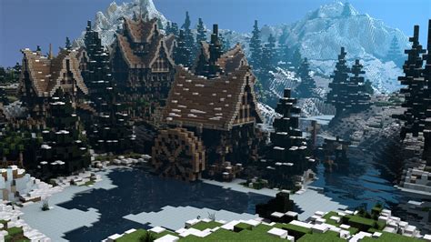 Silver Creek - Epic Nordic Village Minecraft Map