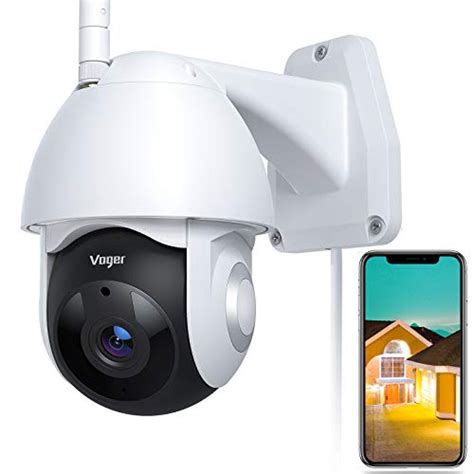 Security Camera Outdoor, Voger 360° View WiFi Home Security Camera ...