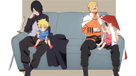 Sasuke Uchiha Boruto Uzumaki Naruto Uzumaki Sarada Uchiha HD Boruto ...