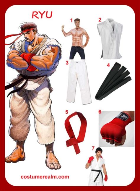 How To Dress Like Ryu Costume Guide, Diy Street Fighter Costume Guide