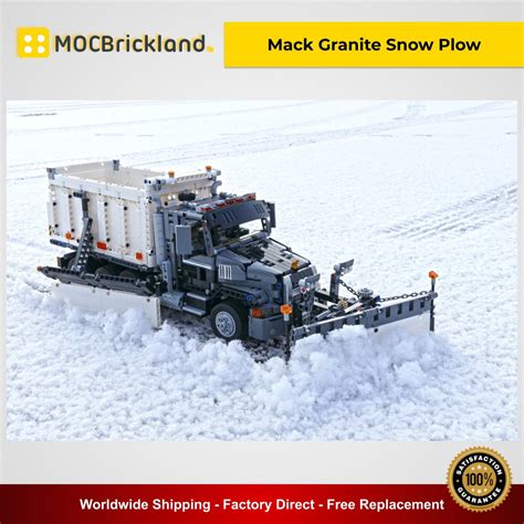 Mack Granite Snow Plow MOC-29800 Technic Compatible With LEGO 42078 ...