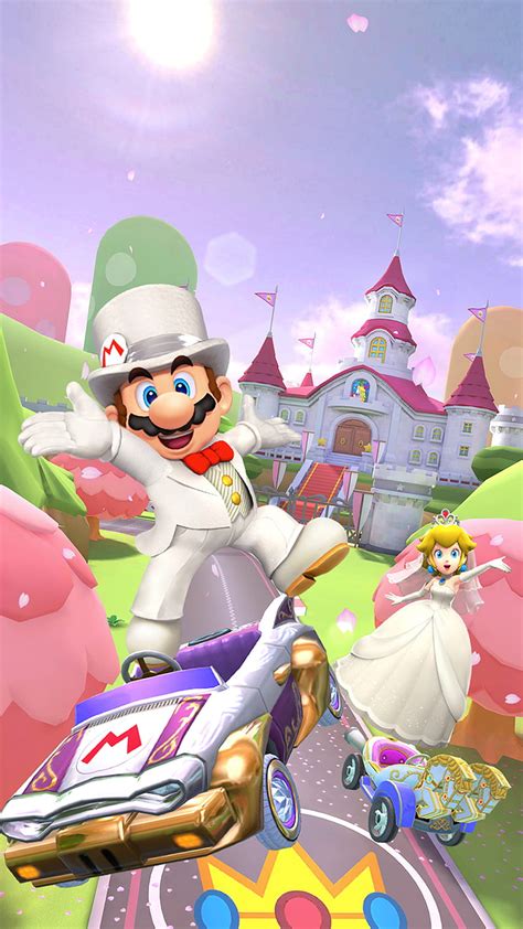 Mario Kart Tour, Mario Kart, Royal Raceway, HD phone wallpaper | Peakpx