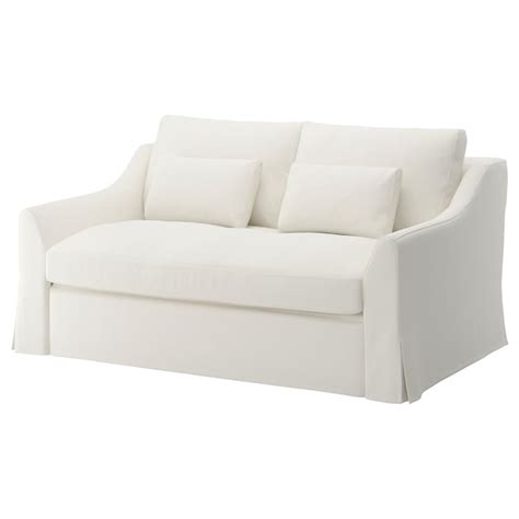 FÄRLÖV Sofa 2-osobowa rozkładana - Flodafors biały - IKEA