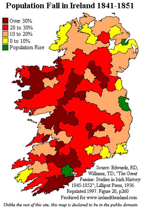 Ireland’s Catastrophic Population Decline 1841-51 Due To The Potato ...