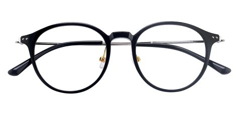 Meyer Round Prescription Glasses - Black | Men's Eyeglasses | Payne Glasses