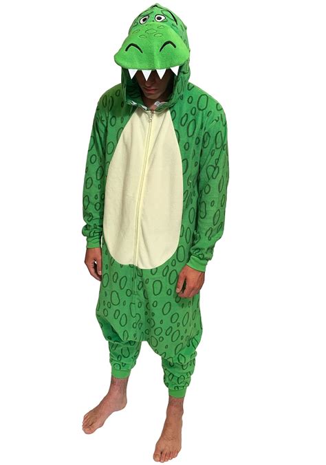 Toy Story Adult Men's Rex Union Suit Costume