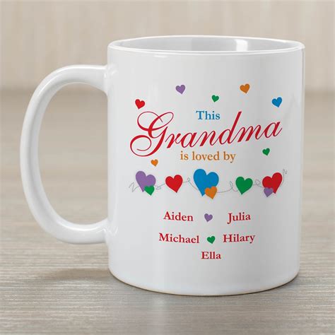 Personalized Grandma Coffee Mug | GiftsForYouNow