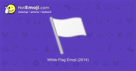 🏳️ White Flag Emoji Meaning with Pictures: from A to Z