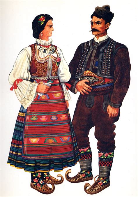 FolkCostume&Embroidery: Men's costume of Šumadija, Serbia