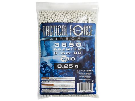 Tactical Force .25g Biodegradable BBs | ReplicaAirguns.us