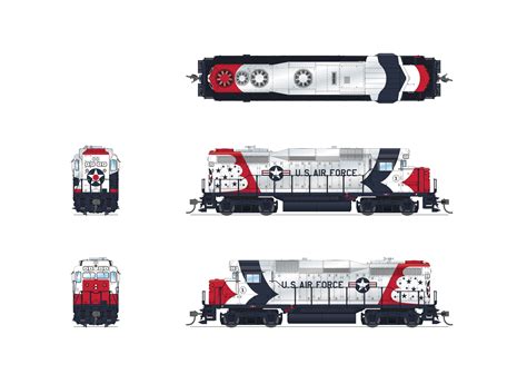 9143 EMD GP30, USAF #1, US Air Force Fantasy Paint, Paragon4 Sound/DC/