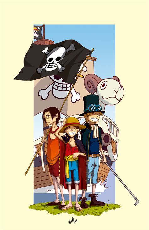 Luffy, Ace and Sabo on Behance