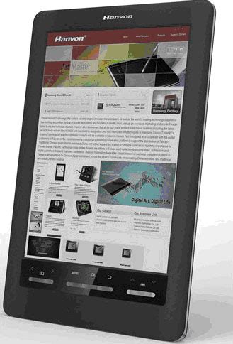 Color E-Ink tablet readers coming to devices in 2011 from Hanvon ...