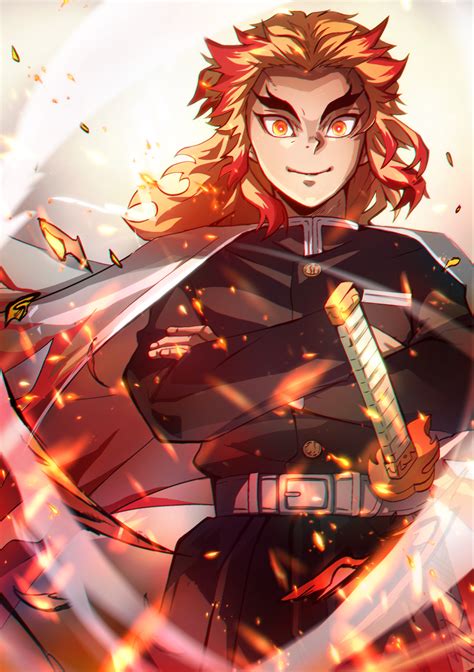 Rengoku Kyoujurou - Kimetsu no Yaiba - Image by Kawauso (Pixiv3192440 ...