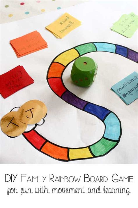 DIY Family Rainbow Game