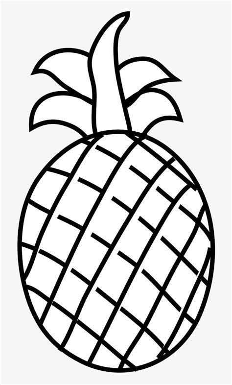 Pineapple Fruit Food - Fruits Clipart Black And White Transparent PNG ...