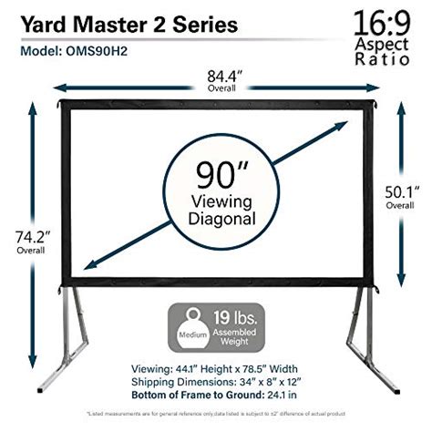 How Large are 90, 100, 110, 120, 150-inch Projector Screens? - Family ...