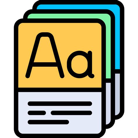 Vocabulary Vector SVG Icon - SVG Repo