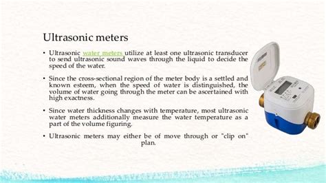 Different Water meter Types