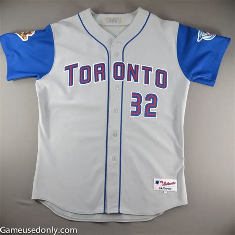 Roy Halladay Used Blue Jays 2001 911 Jersey - Game Used Only