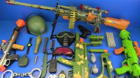 Guns Toys for Kids ! Military Guns Video for Kids Machine gun ...