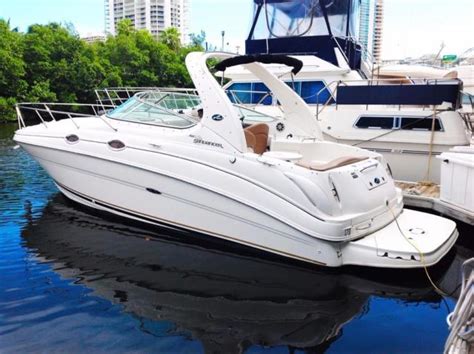 2001 Sea Ray Sundancer 280 sport yacht cabin cruiser 30ft twin 4.3L Sea ...