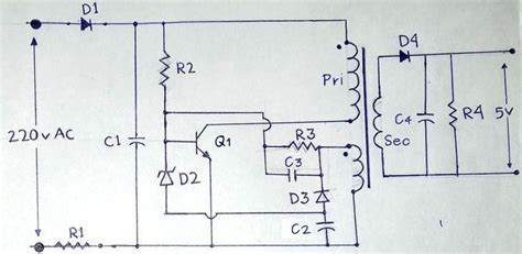 Mobile charger circuit diagram, 100-220V AC – Circuits DIY