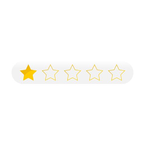 Star Ratings Vector Art PNG, One Star Rating Sign, One Star, Rating ...