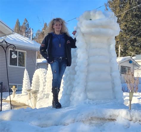 Quesnel, B.C. Ogopogo ice sculpture captures attention of people far ...