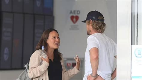 Owen Wilson and Jade Duells touching moment at LAX - The Celeb Post