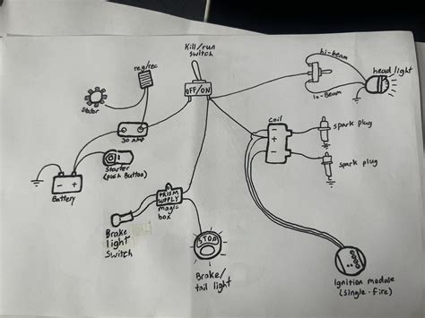 No key wiring diagram. Description in comments. : r/choppers