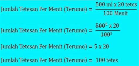 Cara Menghitung Tetesan Infus Mikro dan Makro