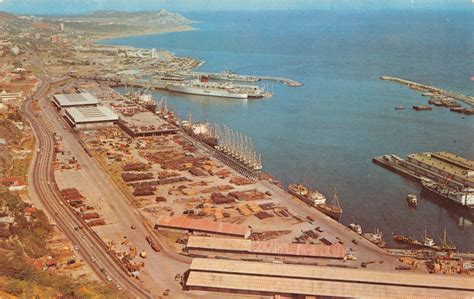 General View of the Port of LA Guaira Venezuela Postcard | Latin ...