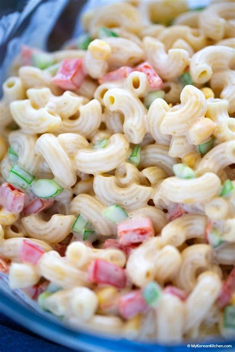 Korean Macaroni Salad - My Korean Kitchen