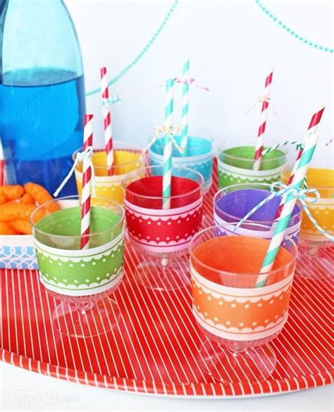 Party Idea- Decorated Plastic Cups | Decorating plastic cups, Cup ...