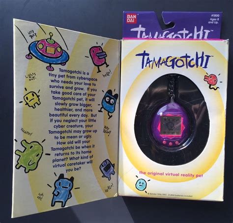 New Original Bandai Tamagotchi English USA Version 1996-1997 Purple ...