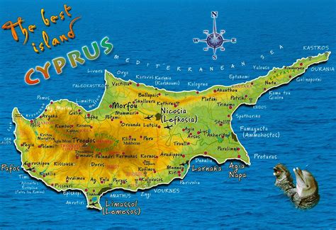 My Favorite Views: Cyprus - Map fo the Best Island