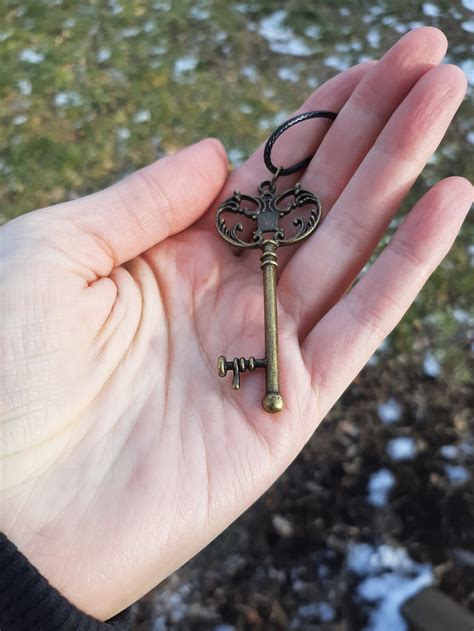 Vintage Key Necklace / Key Necklace / Ornate Key / Vintage | Etsy