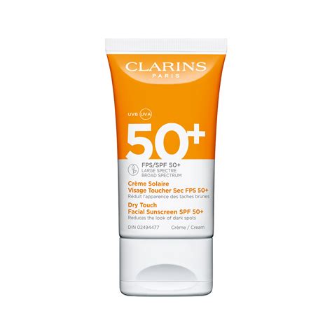 Dry Touch Facial Sunscreen SPF 50+ | CLARINS®