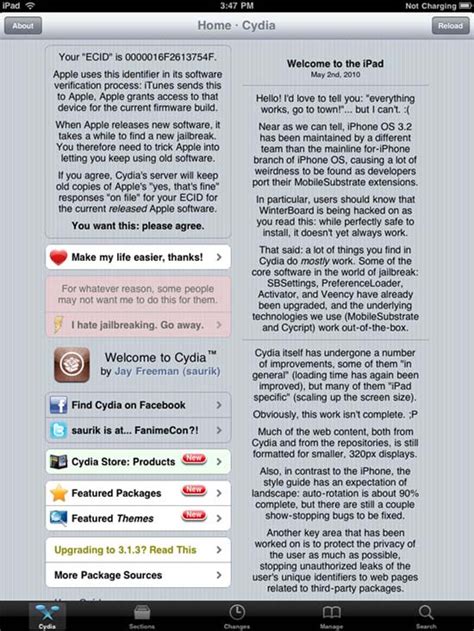 Guide to jailbreak the iPad - TipsMake.com