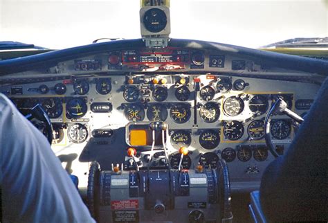 Flight Deck of Fokker F.27 VH-CAT