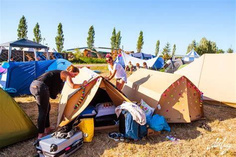 Cardboard Waterproof Festival Tent - All in One Merchandise