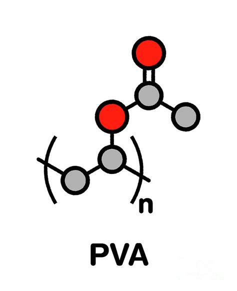 Polyvinyl Acetate Polymer Chemical Structure Photograph by Molekuul ...