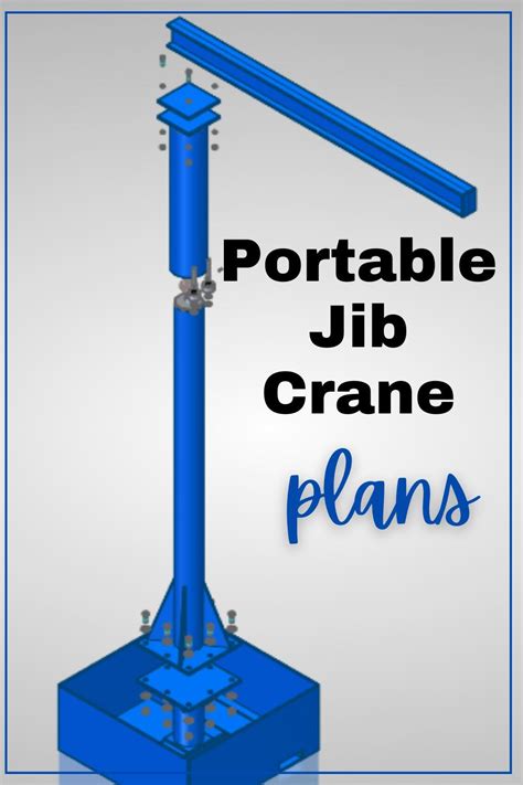 Portable Jib Crane Plans | Gruas