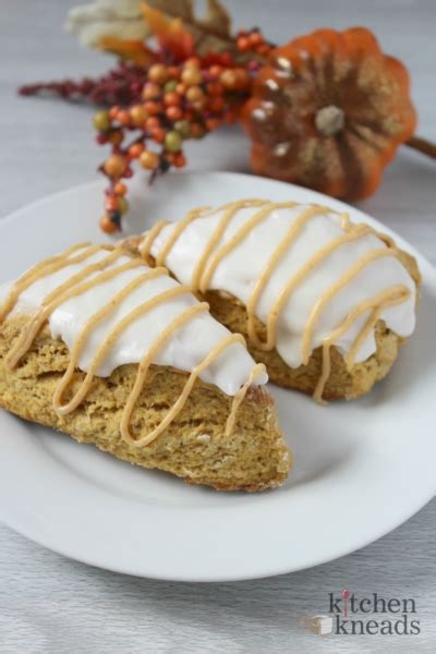 Pumpkin Spice Scones Kitchen Kneads