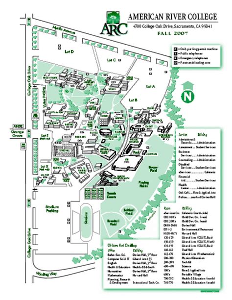 Sac State Campus Map - Printable Map